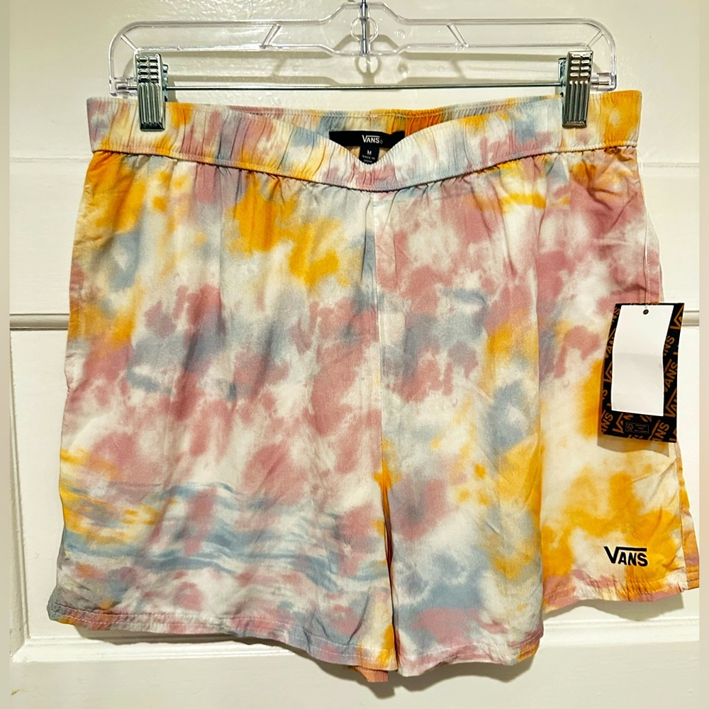 Vans tie dye shorts size M. Lightweight and lined